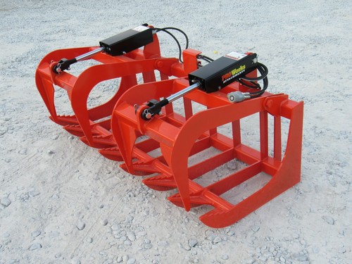 Dual cylinder root rake - 60",