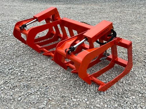 Dual cylinder root grapple - dual,