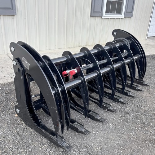 Brush root rake grapple - brush,